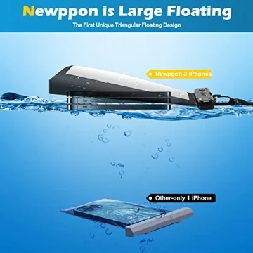 newppon Floating Waterproof Phone Pouch for Beach and Swimming