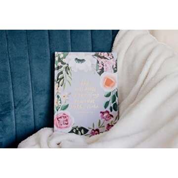 Loveall Design Co. Eleanor Theme, Hardback Journal, Cloth Bound Journal, Scripture Journal, Faith-Based Stationery, Lined Notebook, Floral Notebook,