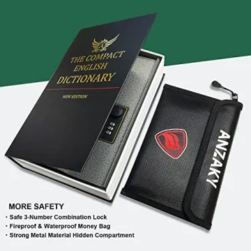Anzaky Dictionary Diversion Book Safe with Lock