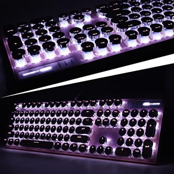 Camiysn Retro Typewriter Mechanical Gaming Keyboard