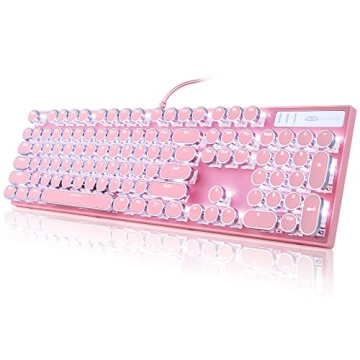 Camiysn Retro Typewriter Mechanical Gaming Keyboard