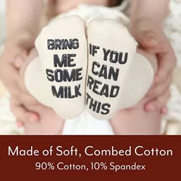 Baby Socks Gift Set - Unique Baby Shower Gifts - Non Slip Socks by Mommachi - Baby Boy Gifts Baby Girl Gifts (0-12 Months)