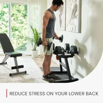 Nuobell Adjustable Dumbbell Rack and Stand. Perfect Home-Gym Dumbell Rack for At-Home Nuobell Workouts. Safe, Convenient and Prevents Accidents. This is a Nuobell Dumbbell Rack Stand Only, No Weights