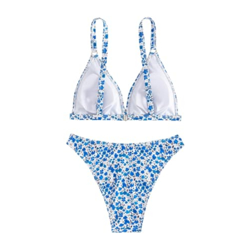 Floral Print Spaghetti Strap Bikini - Comfort & Style