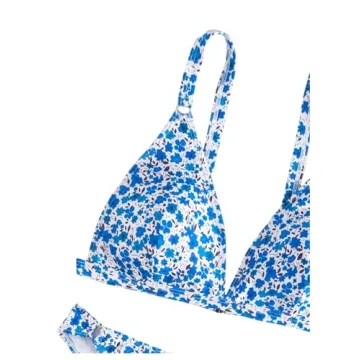 Floral Print Spaghetti Strap Bikini - Comfort & Style