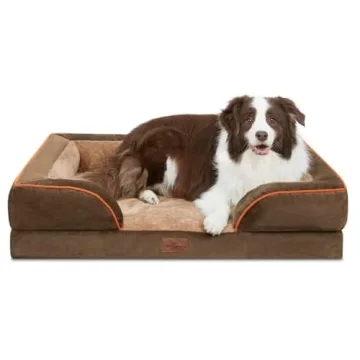 Large Orthopedic Foam Dog Beds with Waterproof Cover