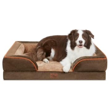 Large Orthopedic Foam Dog Beds with Waterproof Cover