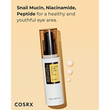 COSRX Snail Peptide Eye Cream for Dark Circles and Aging