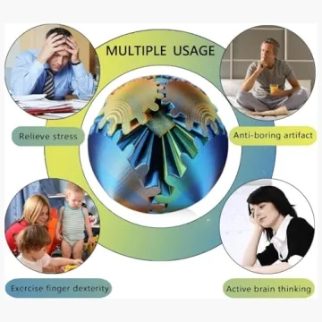 Gear Ball 3D Printed Fidget Toy for Stress Relief