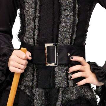 Fun World Stitch Witch Child Costume, Multicolor, Medium