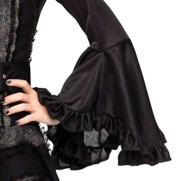 Fun World Stitch Witch Child Costume, Multicolor, Medium