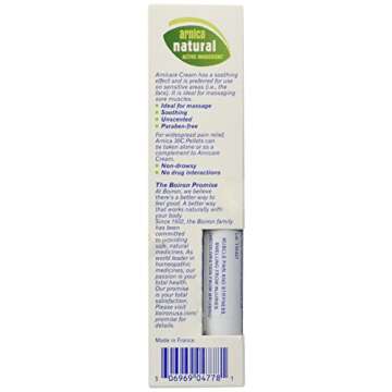 Arnica Cream Value Pack Cream and Arnica 30C Pellets Boiron 2.5 oz + 80 Cream + Pellet