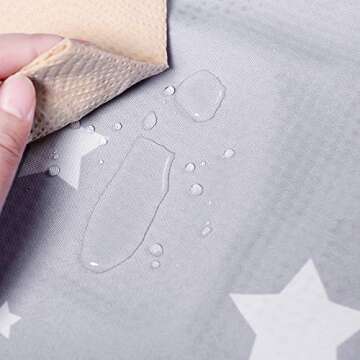 Splat Mat for Under High Chair/Arts/Crafts by CLCROBD, 51" Baby Anti-slip Food Splash and Spill Mat for Eating Mess, Waterproof Floor Protector and Table Cloth