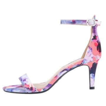 ZriEy Women's Heeled Sandals 4 Inches Open Toe Stiletto High Heels Ankle Strap Fashion Bridal Party Wedding Pump Shoes
