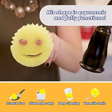 Scrub Daddy Sponge - Scratch Free & Odor Resistant Cleaning Tool