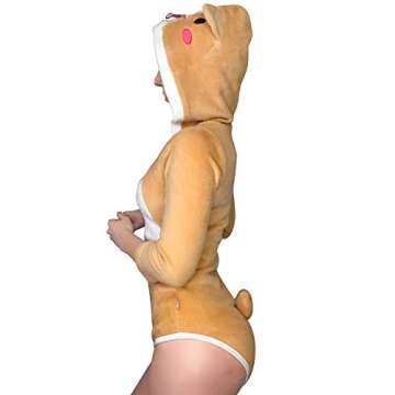 Littleforbig Cotton Romper Onesie Pajamas Bodysuit -Corgi Style