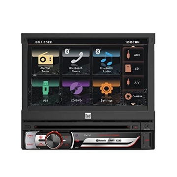 Dual Electronics DV712 7" Touchscreen Car Stereo with Bluetooth