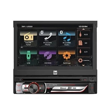 Dual Electronics DV712 7" Touchscreen Car Stereo with Bluetooth