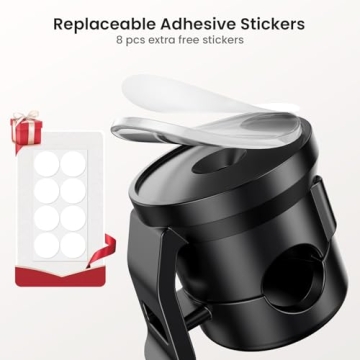 LOTUNY Cable Clips 8 Pack for Ultimate Cord Organization