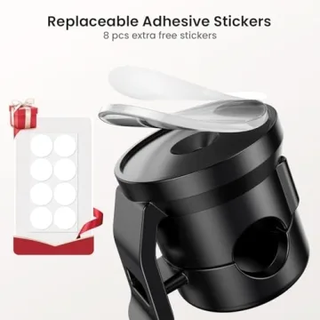 LOTUNY Cable Clips 8 Pack for Ultimate Cord Organization