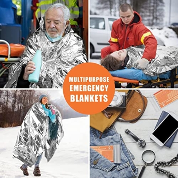 Emergency Mylar Thermal Blankets by QIO CHUANG