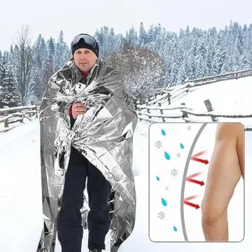Emergency Mylar Thermal Blankets by QIO CHUANG