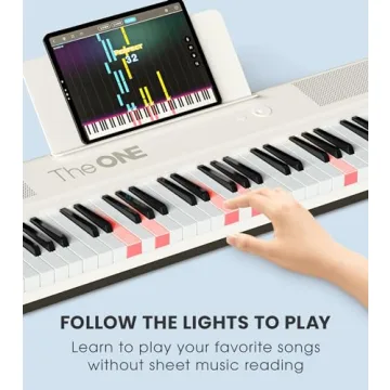61-Key Lighted Smart Piano for Beginners