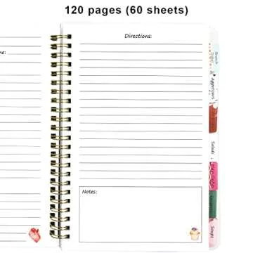 Ceiba Tree Blank Recipe Book for Writing Recipes 120 Pages