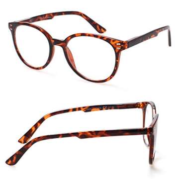 3 Pack Stylish Spring Hinge Reading Glasses for Everyone