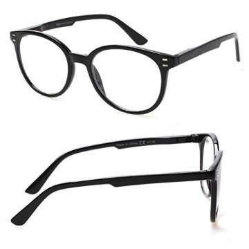 3 Pack Stylish Spring Hinge Reading Glasses for Everyone