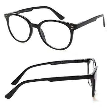 3 Pack Stylish Spring Hinge Reading Glasses for Everyone