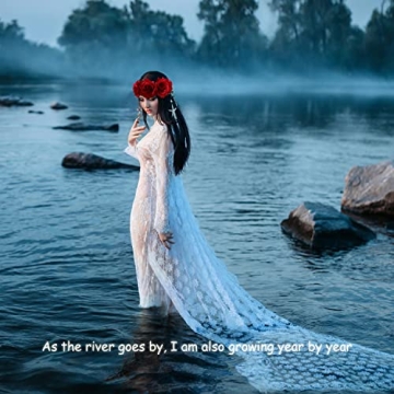 VELSCRUN Red Flower Crown - Perfect for Maternity and Weddings