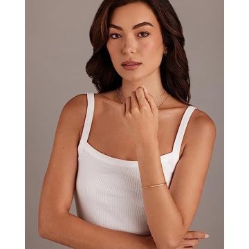 PAVOI Gold Plated Open Eternity Ring for Women