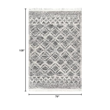 nuLOOM 7x9 Ansley Moroccan Tassel Area Rug - Stylish & Soft