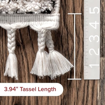 nuLOOM 7x9 Ansley Moroccan Tassel Area Rug - Stylish & Soft