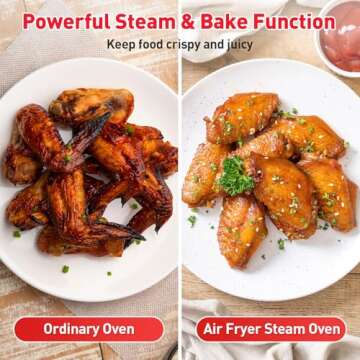 Secura 13 Quart Multifunction Air Fryer Steam Oven