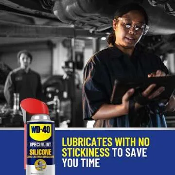 WD-40 Specialist Silicone Lubricant with SMART STRAW SPRAYS 2 WAYS, 11 OZ