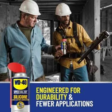 WD-40 Specialist Silicone Lubricant with SMART STRAW SPRAYS 2 WAYS, 11 OZ