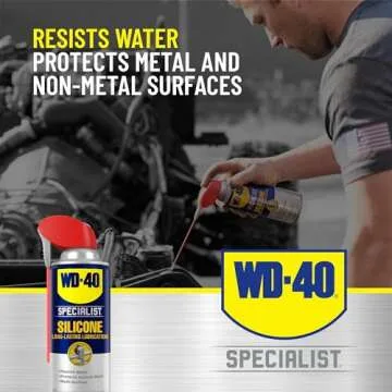 WD-40 Specialist Silicone Lubricant with SMART STRAW SPRAYS 2 WAYS, 11 OZ
