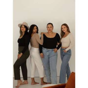 Almere Long Sleeve Basic Top - Smooth, Double-Lined Comfort