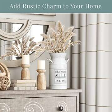 Charming Vintage Milk Can for Rustic Home Decor