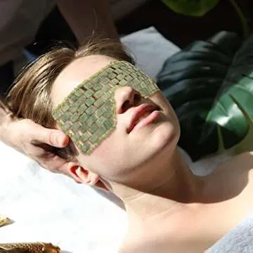 Jade Eye Mask for Puffiness Relief and Relaxation