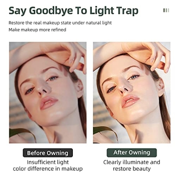 Kasibie Jewelry Armoire with LED Lights & Full Storage