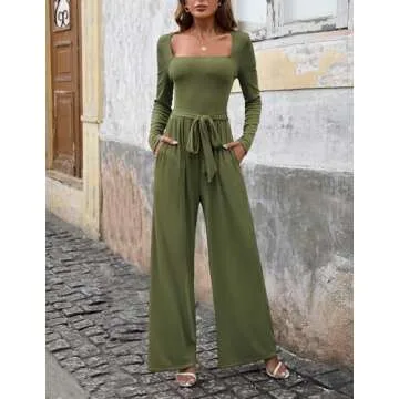 Stylish LOOKBOHO Women's Casual Jumpsuit with Pockets
