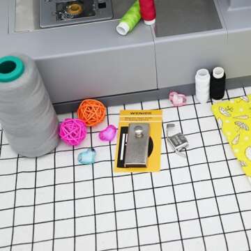 WENICE Magnetic Seam Guide for Precise Sewing, 2 Pack