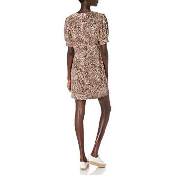 Amazon Essentials Women's Supersoft Terry Relaxed-Fit Short-Sleeve Puff-Sleeve Dress (Previously Dai...