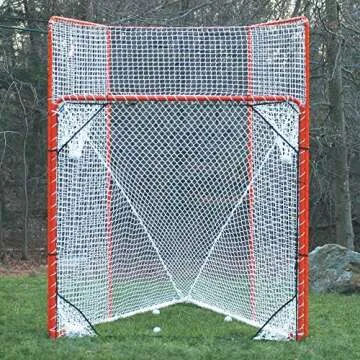 EZGoal Lacrosse Folding Goal with Backstop and Targets