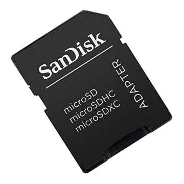 SanDisk 32GB Ultra microSDHC UHS-I Memory Card with Adapter - 98MB/s, C10, U1, Full HD, A1, Micro SD Card - SDSQUAR-032G-GN6MA