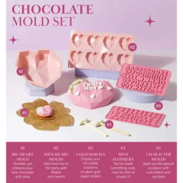 Creative Paris Hilton Breakable Chocolate Heart Kit