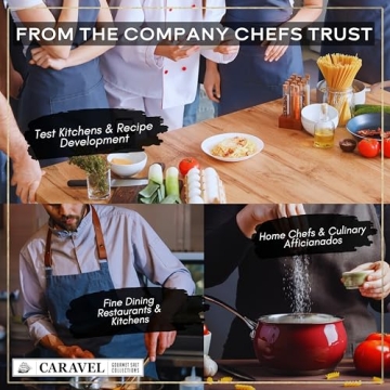 Infused Sea Salt Sampler Set, Finishing Salt for Seasoning, Gourmet Cooking Gift and Spice Variety Pack for Special Occasions, 0.5 oz x Bundle of 6 Flavored Salts - Caravel Gourmet Salt